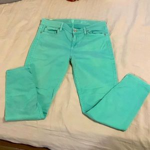 7 For All Mankind, Women's Gwenevere Skinny Ankle Crop Jeans